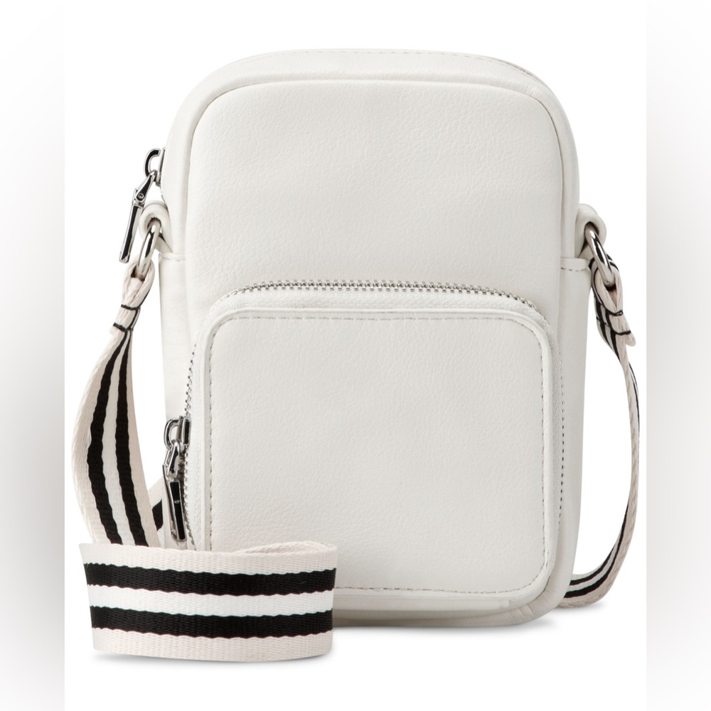 INC International Concepts NWT Hadli Zip Around Crossbody Bag in Vanilla Cream